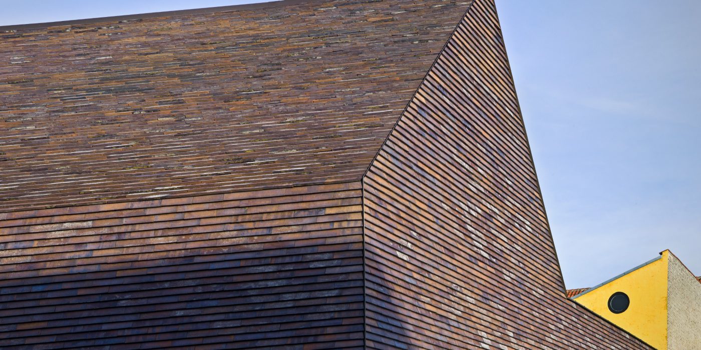 Soro Art Museum with brick slips; Brick Award Nominee 2014; Lundgaard & Tranberg Arkitekter; Photo: Jens Lindhe