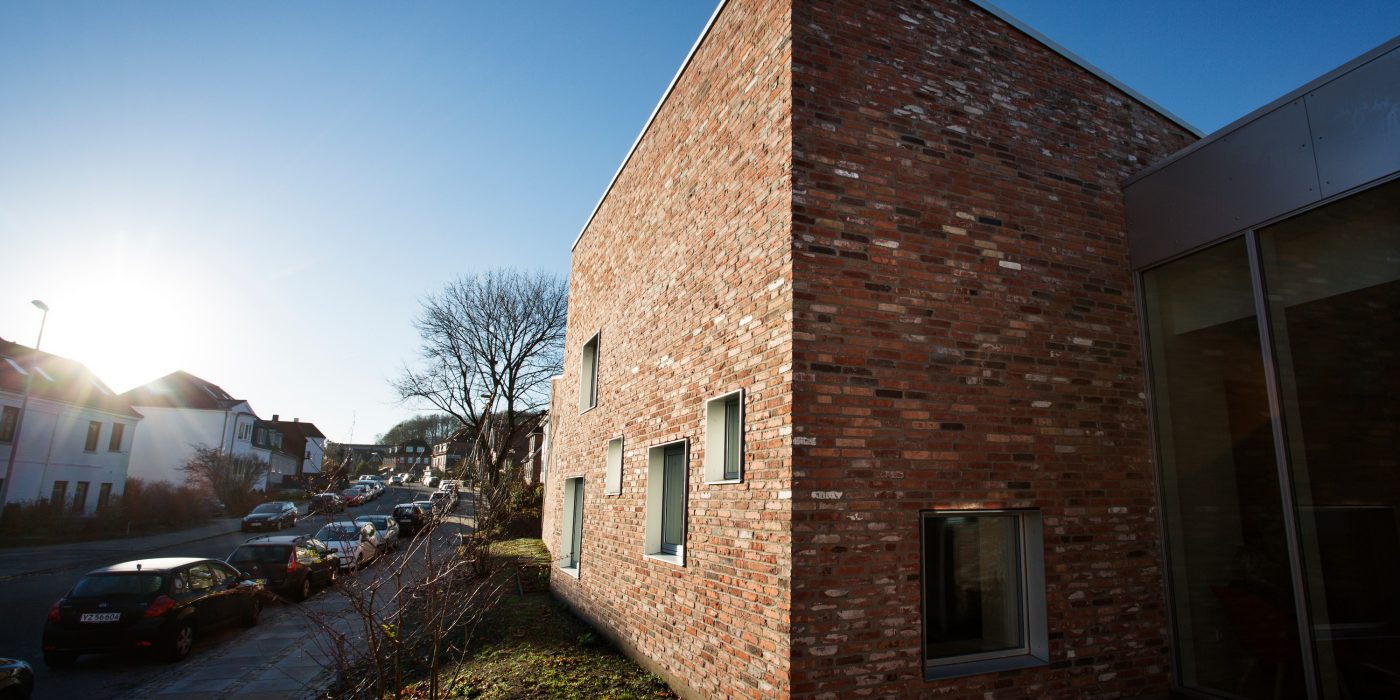 Livsrum Cancer Counselling Centre with facing bricks; Brick Award Nominee 2016; Polyform Architekter; Photo: Ty Stange