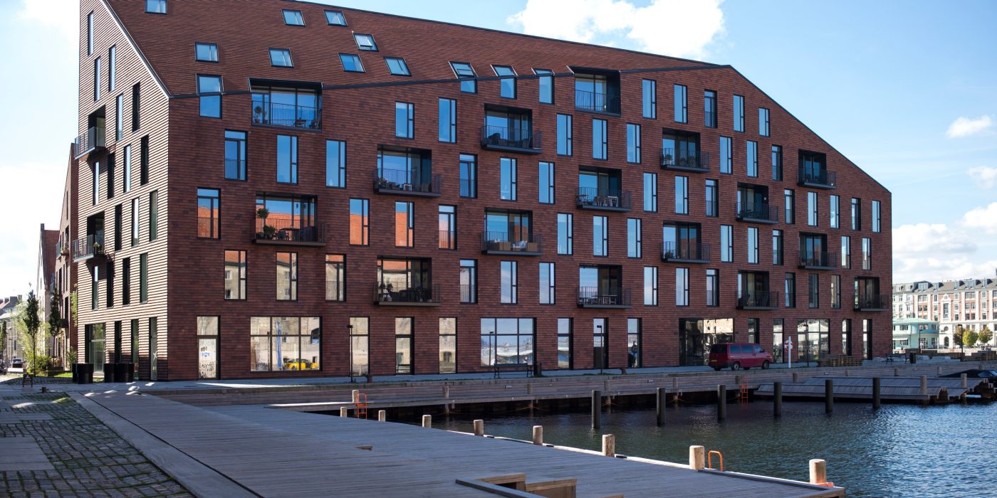 Apartment Building at Christianshavn, Copenhagen, Cladding tile, Urban - Christianshavn