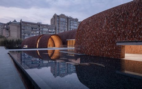 Jingdezhen Imperial Kiln Museum. Brick Award 22 Category "Sharing public spaces". Studio Zhu Pei. Outside view