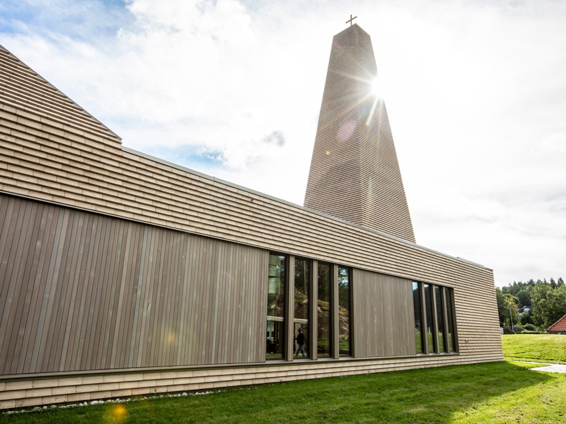 Beklædningstegl: URBAN Frederiksberg | Vennesla Kirke, Norge