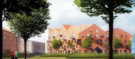 Mursten: EW2207 Rød mørk | Englandsvej 51, Amager