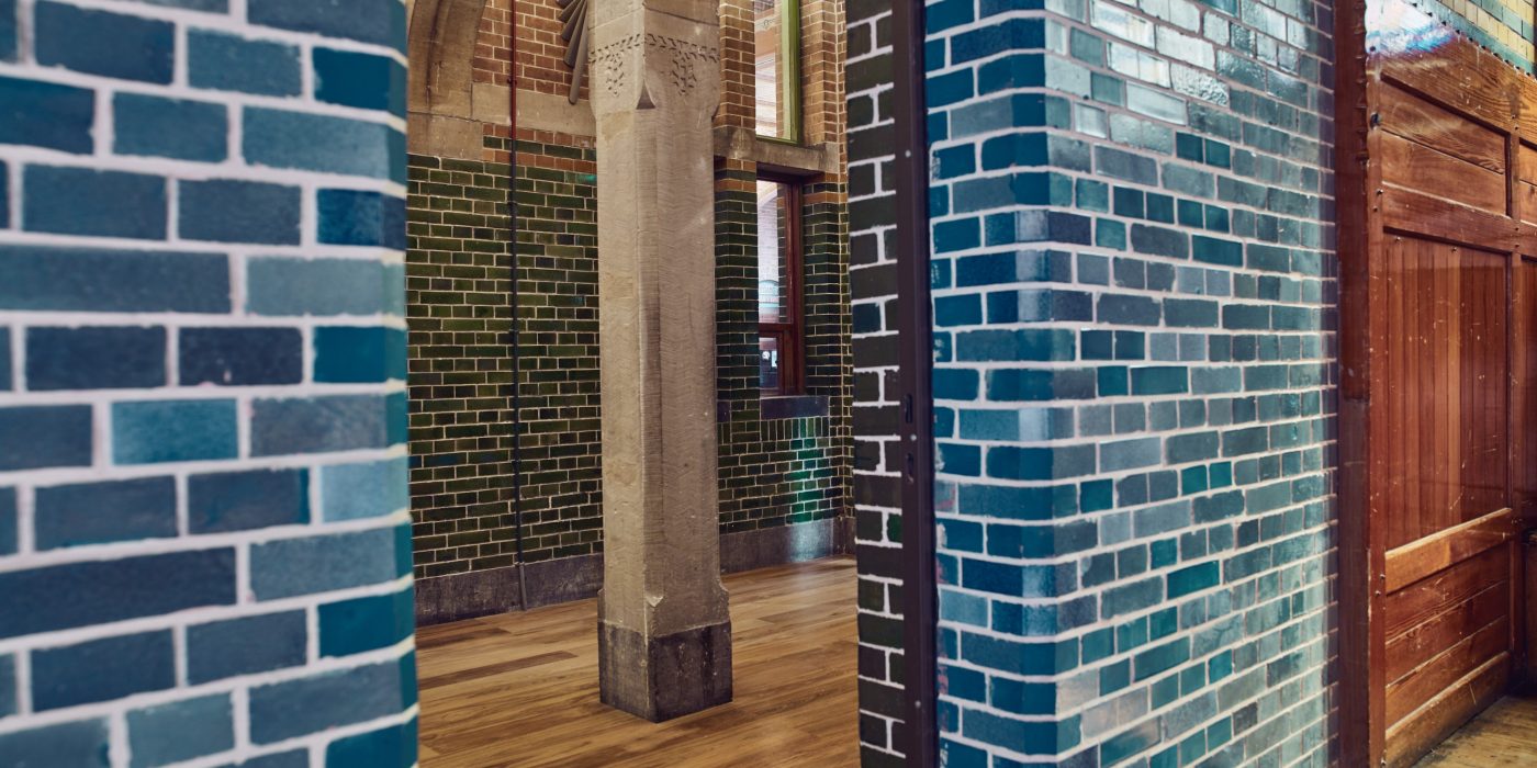 Renovation Beurs van Berlage, Damrak, Amsterdam. Architects: Bierman Henket architecten with projectarchitect Henk van Laarhoven. Advisors: van Bremen Bouwadviseurs, Sanne Mouwen and Wietse den Hartog. Client: Beurs van Berlage. Contractor: N.J. de Nijs, Warmenhuizen. Building Material Business, BMH: Cementbouw Heemstede, Jan Woudhuizen and Niels Bethlehem.         Products used: Terca customized glazed bricks, in different formats and in 15 colors matching the old brick colors. Bricks: Rode strengperstenen (uni-rood van Panningen), Rood kolenstook Renova van Wienerberger Bemmel. Year of completion: 2017.