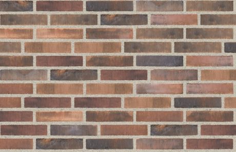 Opmuret med lysegrå fuge