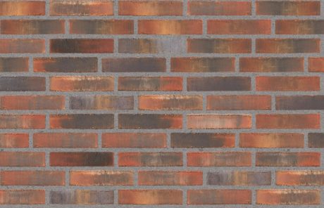 Opmuret med grå fuge