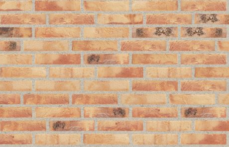 Opmuret med lysegrå fuge