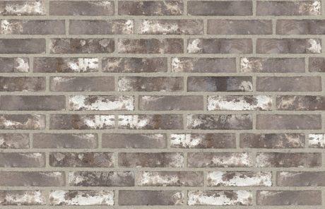 Opmuret med lysegrå fuge