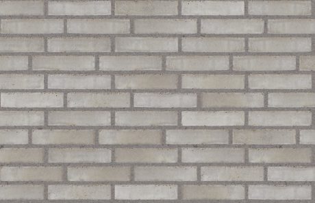 Opmuret med grå fuge