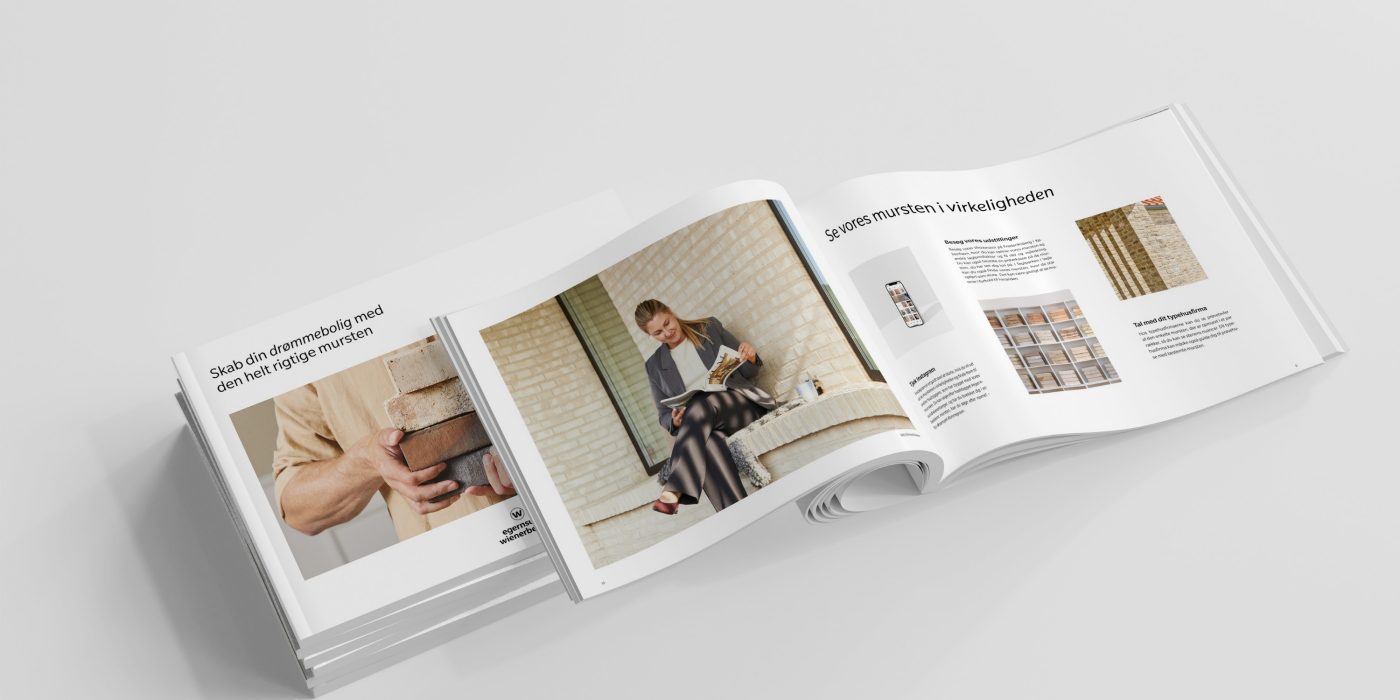 Mock-up: Nybyggerbrochuren