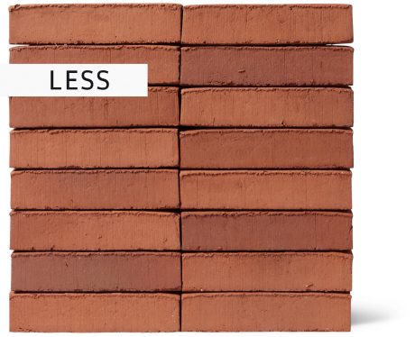 Danish Facade Brick W 465 Rød nuanceret