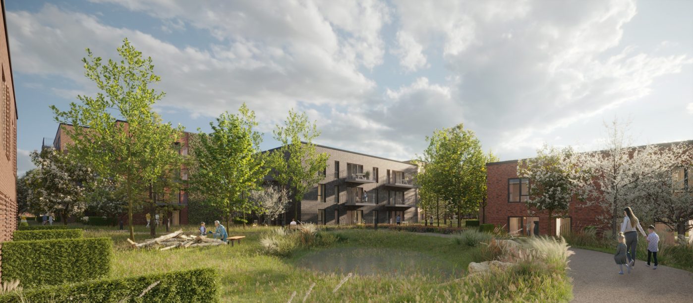 Mursten: EW0449 Kul - EW0477 Mahogni - EW0466 Kobber | Triumph-byen, Espergærde