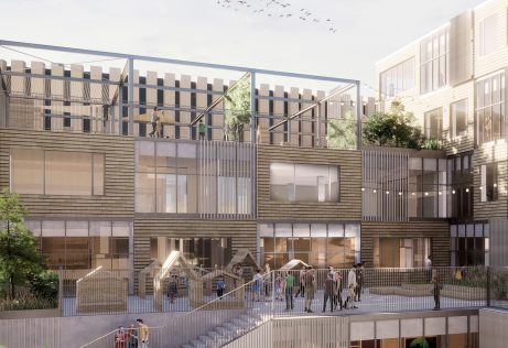 Facade cladding: URBAN L Frederiksberg | Arenakvarterets Skole, Denmark