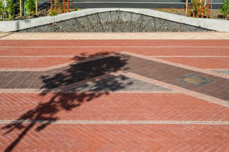 Belægningstegl - Lilleaker Torg, Norge