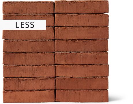 Danish Facade Brick W 309 Rød