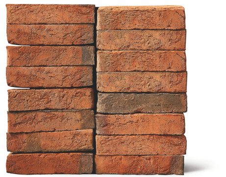 Danish Facade Brick 3.2.40 Rød med spil