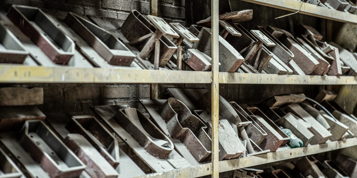 Special bricks, industrial environment, handmade