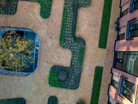 Belægningstegl - Odense med kul - Kongens Karré,  Odense