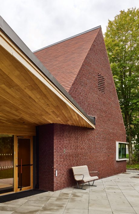 Mursten/Beklædningstegl: Blauwrood - URBAN Christianshavn | Torns församlingsgård, Sverige
