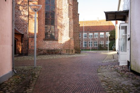 Belægningstegl: Auxo getrommelt | Kristkirken, Tønder