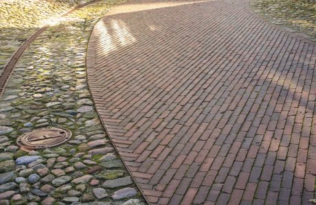 Belægningstegl: Auxo getrommelt | Kristkirken, Tønder