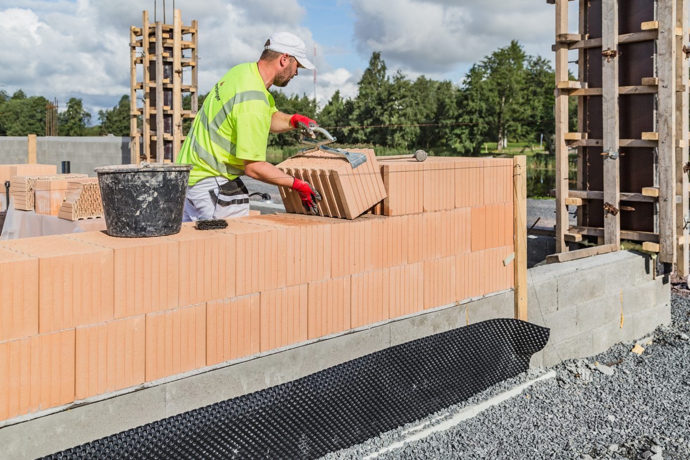 Porotherm private house construction