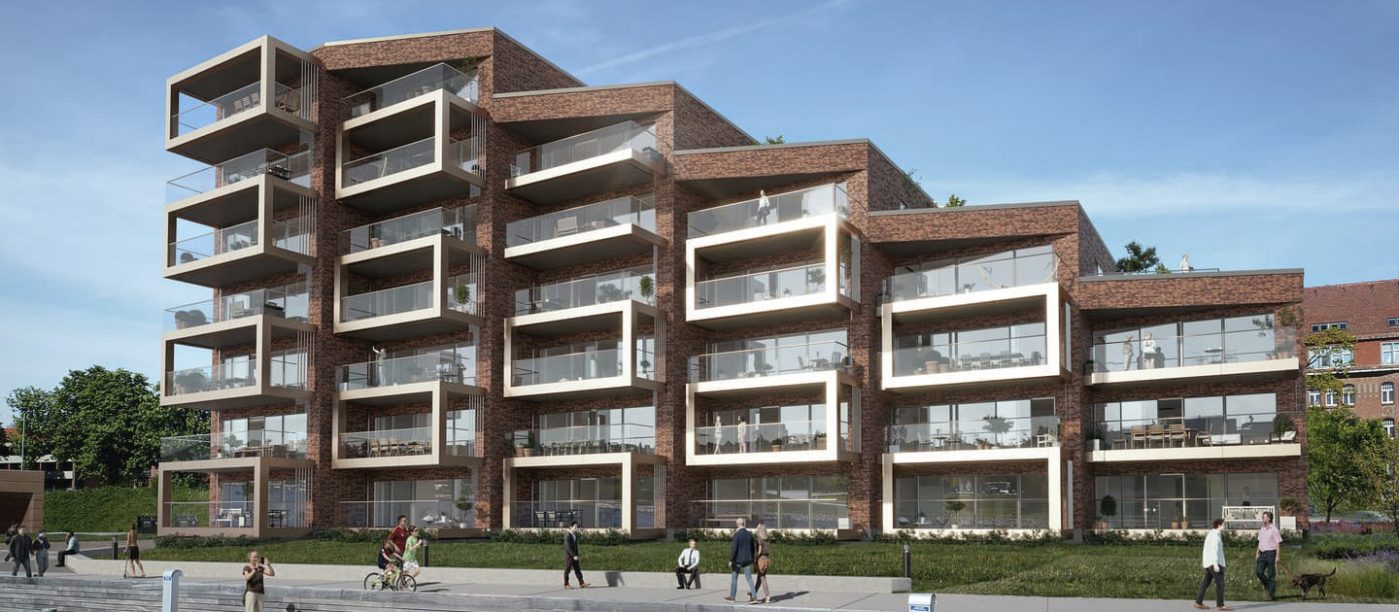 Mursten - EW3255 Red Shade - Kongebrohuset, Sønderborg