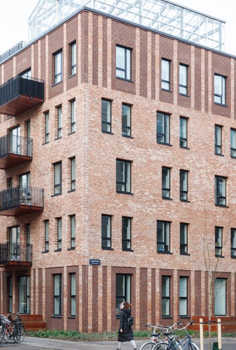Apartment building, Groenttorvet, Syren Hus, Blauwrood og Rust