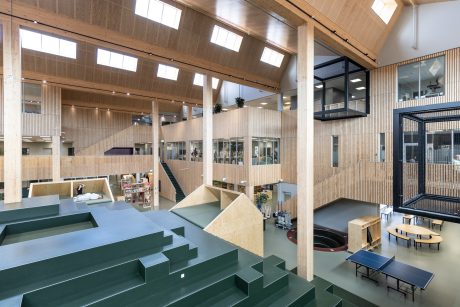 Mursten: EW2207 Rød mørk | Ny Dybkærskole, Gødvad