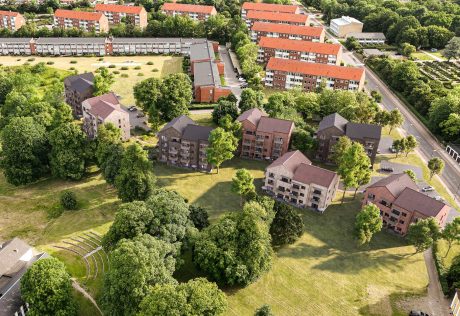 Mur- og tagsten: EW0466 Kobber - EW2284 Terracotta - EW2448 Willems Forest - Datura skifer engoberet - Datura rustik engoberet | Munkesøparken