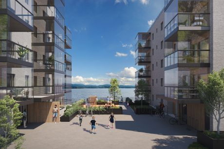 Brick: EW0109 Hvid Marmor | Strandholmen, Norway