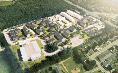 Bricks: EW0451 Stål - EW2123 Callisto - EW0112 Brun Valmue | Thors Have, Odense