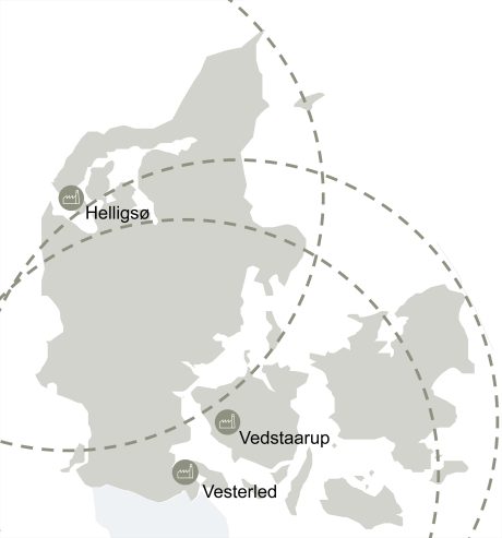 Placering af teglvaerker