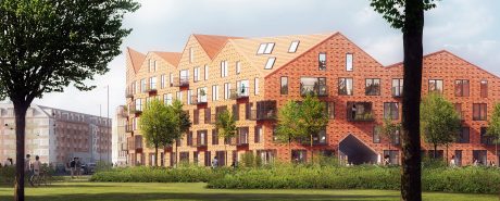 Mursten: EW2207 Rød mørk | Englandsvej 51, Amager