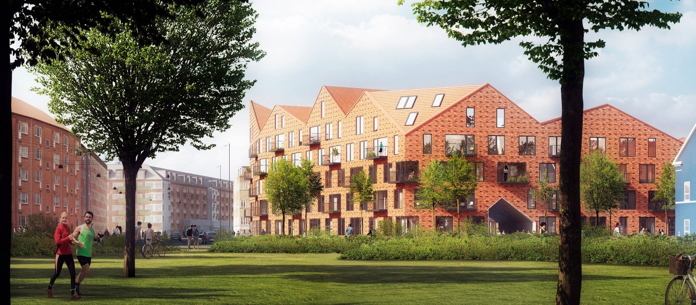 Mursten: EW2207 Rød mørk | Englandsvej 51, Amager