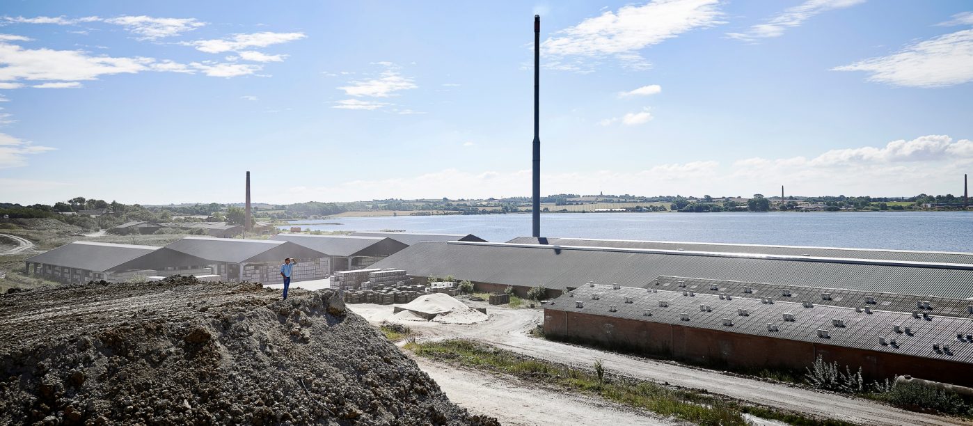 Vesterled Brickworks - seen from abovve