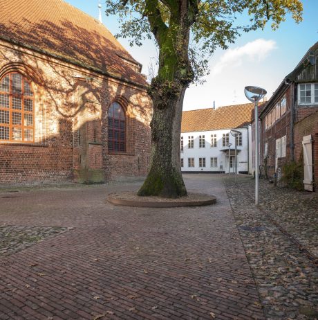 Belægningstegl: Auxo getrommelt | Kristkirken, Tønder