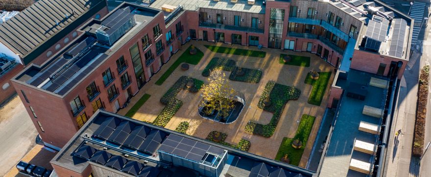 Belægningstegl - Odense med kul - Kongens Karré,  Odense