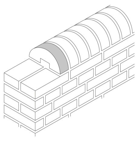 Specialmursten | A23 - søjlesten, todelt