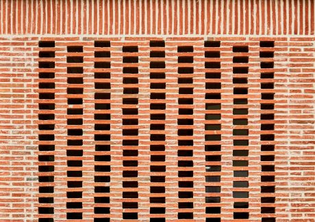 Private house, roman bricks, Mengel Red