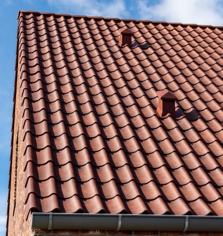 Mursten - tagsten: EW3255 - Sinus | Agttrup Gårdhuse, Danmark