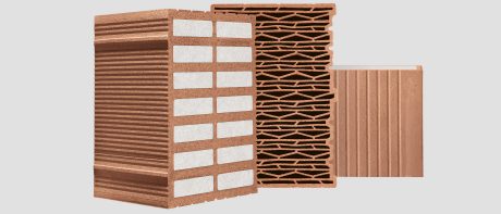 Poroton teglblokke - kollage