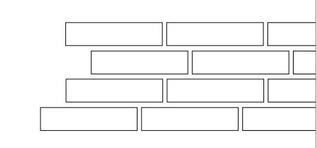 Forbandt | Løberforbandt 1 forskudt mod højre