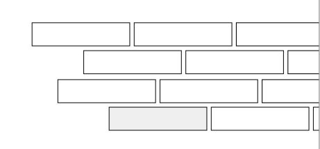 Forbandt | Løberforbandt 2 forskudt mod venstre