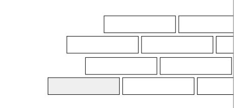 Forbandt | Løberforbandt 2 forskudt mod højre