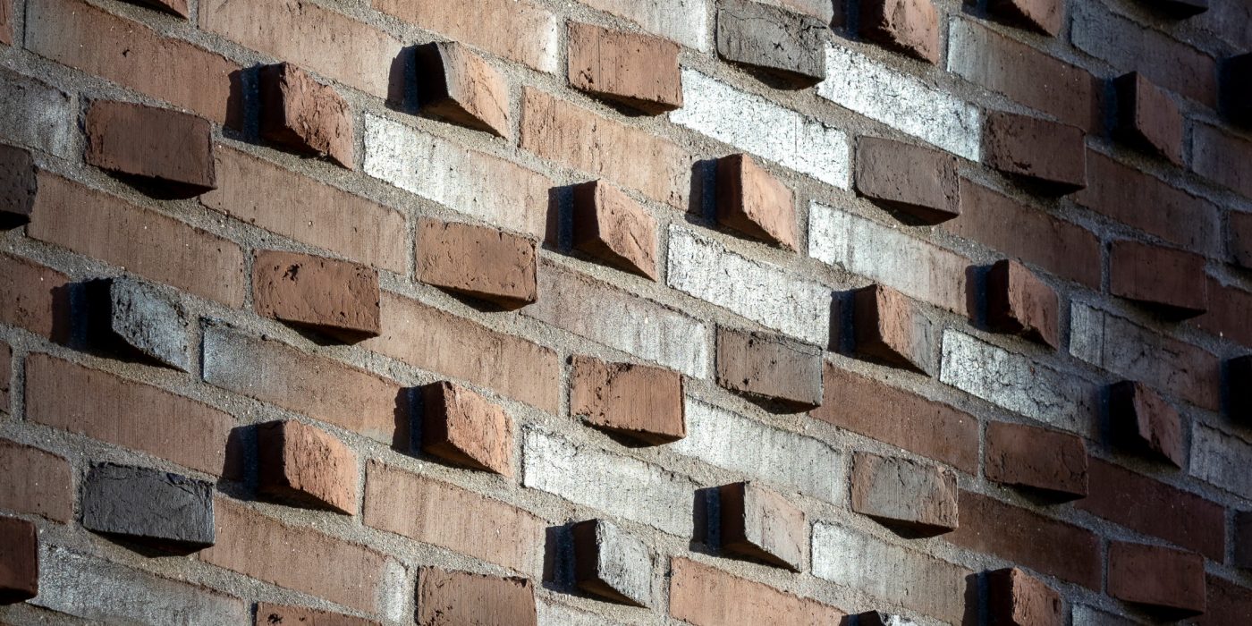 School Building in Copenhagen, Facing Brick - 2.4.78 Brown Devil